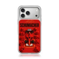 Schumacher Marlboro F1 pit stop iPhone 17 Pro Max Electroplated Silver Case1