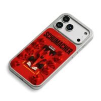Schumacher Marlboro F1 pit stop iPhone 17 Pro Max Electroplated Silver Case2