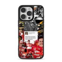 Schumacher Senna F1 Lana Del Rey iPhone 16 Pro Max Black Case