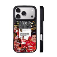 Schumacher Senna F1 Lana Del Rey iPhone 17 Pro Max Black Case