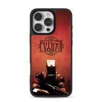 Sci fi shotgunner red alien logo iPhone 16 Pro Max Black Case