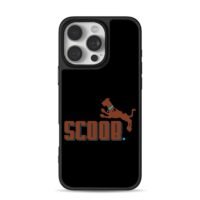 SCOOB jumping spotted brown dog iPhone 16 Pro Max Black Case