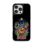 Scooby Doo gang and spooky villains iPhone 16 Pro Max Black Case