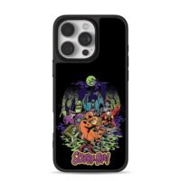 Scooby Doo gang and spooky villains iPhone 16 Pro Max Black Case