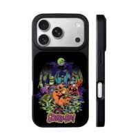 Scooby Doo gang and spooky villains iPhone 17 Pro Max Black Case