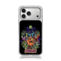 Scooby Doo gang and spooky villains iPhone 17 Pro Max Electroplated Silver Case1