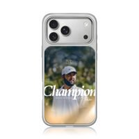 Scottie Scheffler Golf Champion 24 iPhone 17 Pro Max Electroplated Silver Case1