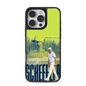 Scottie Scheffler Hero Golf winner iPhone 16 Pro Max Black Case