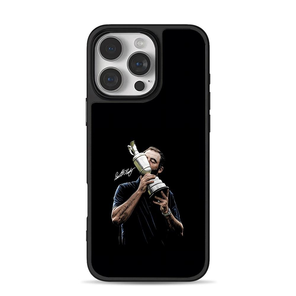Scottie Scheffler kisses Claret Jug iPhone 16 Pro Max Black Case Scottie Scheffler kisses Claret Jug iPhone 16 Pro Max Black Case