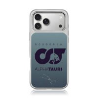 Scuderia AlphaTauri CT bull Taurus iPhone 17 Pro Max Electroplated Silver Case1
