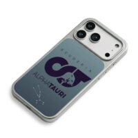 Scuderia AlphaTauri CT bull Taurus iPhone 17 Pro Max Electroplated Silver Case2
