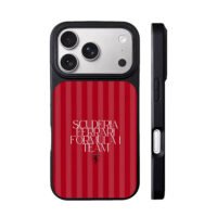 Scuderia Ferrari F1 red stripe logo iPhone 17 Pro Max Black Case