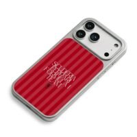 Scuderia Ferrari F1 red stripe logo iPhone 17 Pro Max Electroplated Silver Case2