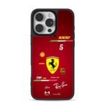 Sebastian Vettel Ferrari 5 F1 iPhone 16 Pro Max Black Case