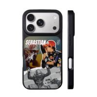 Sebastian Vettel Red Bull F1 trophy iPhone 17 Pro Max Black Case