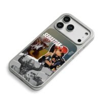 Sebastian Vettel Red Bull F1 trophy iPhone 17 Pro Max Electroplated Silver Case2