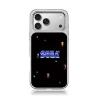 Sega Sonic rings emeralds pixel art iPhone 17 Pro Max Electroplated Silver Case1