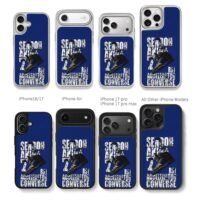 Sendoh Akira SlamDunk Converse shoe Chris Brown Phone Case Black Electroplated Silver For Iphone 11 To 17