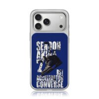 Sendoh Akira SlamDunk Converse shoe iPhone 17 Pro Max Electroplated Silver Case1