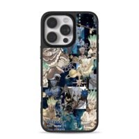 Senku Dr Stone space collage Phone Case for iPhone 11-17 & Samsung Galaxy S24-S26