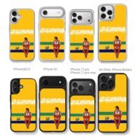 Senna F1 driver with brazil helmet Chris Brown Phone Case Black Electroplated Silver For Iphone 11 To 17