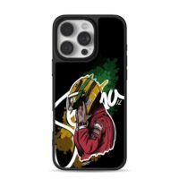 Senna Marlboro Boss F1 art iPhone 16 Pro Max Black Case