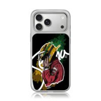Senna Marlboro Boss F1 art iPhone 17 Pro Max Electroplated Silver Case1