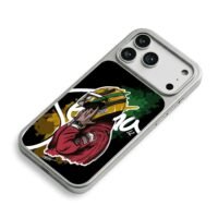 Senna Marlboro Boss F1 art iPhone 17 Pro Max Electroplated Silver Case2