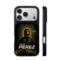 Sergio Perez 2026 F1 Cadillac racer iPhone 17 Pro Max Black Case
