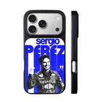 Sergio Perez Red Bull F1 11 driver iPhone 17 Pro Max Black Case