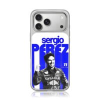 Sergio Perez Red Bull F1 11 driver iPhone 17 Pro Max Electroplated Silver Case1