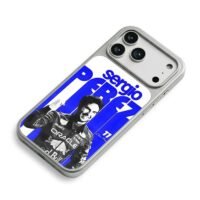 Sergio Perez Red Bull F1 11 driver iPhone 17 Pro Max Electroplated Silver Case2