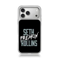 Seth Freakin Rollins text art iPhone 17 Pro Max Electroplated Silver Case1
