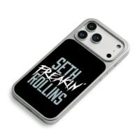 Seth Freakin Rollins text art iPhone 17 Pro Max Electroplated Silver Case2