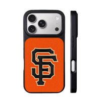 SF Giants interlocking orange knit iPhone 17 Pro Max Black Case