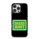 SHAKE JUNT green marquee light sign iPhone 16 Pro Max Black Case