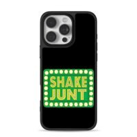 SHAKE JUNT green marquee light sign iPhone 16 Pro Max Black Case