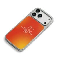 Shanghai F1 China orange track art iPhone 17 Pro Max Electroplated Silver Case2