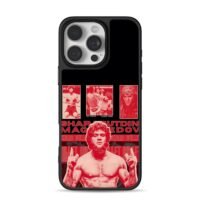 Shara Bullet Magomedov UFC red art iPhone 16 Pro Max Black Case