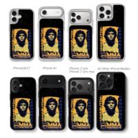 Sharabutdin Magomedov MMA portrait Chris Brown Phone Case Black Electroplated Silver For Iphone 11 To 17