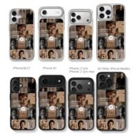 Shawn Mendes Fallin All In You grid Chris Brown Phone Case Black Electroplated Silver For Iphone 11 To 17