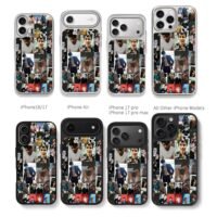 Shawn Mendes photo collage Chris Brown Phone Case Black Electroplated Silver For Iphone 11 To 17