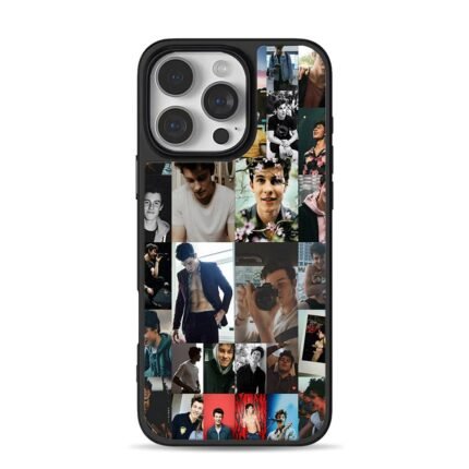 Shawn Mendes photo collage iPhone 16 Pro Max Black Case
