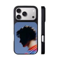Shawn Mendes side profile blue iPhone 17 Pro Max Black Case