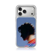 Shawn Mendes side profile blue iPhone 17 Pro Max Electroplated Silver Case1