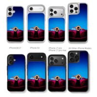 Sheesh black hole head chill space art Chris Brown Phone Case Black Electroplated Silver For Iphone 11 To 17