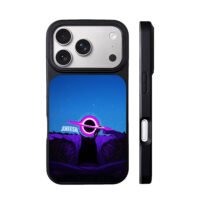 SHEESH ufo black hole head star sky iPhone 17 Pro Max Black Case