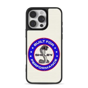 Shelby Cobra Built For Performance iPhone 16 Pro Max Black Case