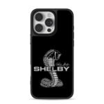 Shelby Cobra logo and Carroll Shelby autograph iPhone 16 Pro Max Black Case
