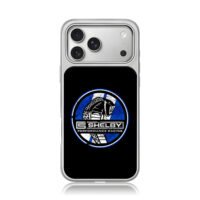 Shelby cobra racing blue round logo iPhone 17 Pro Max Electroplated Silver Case1